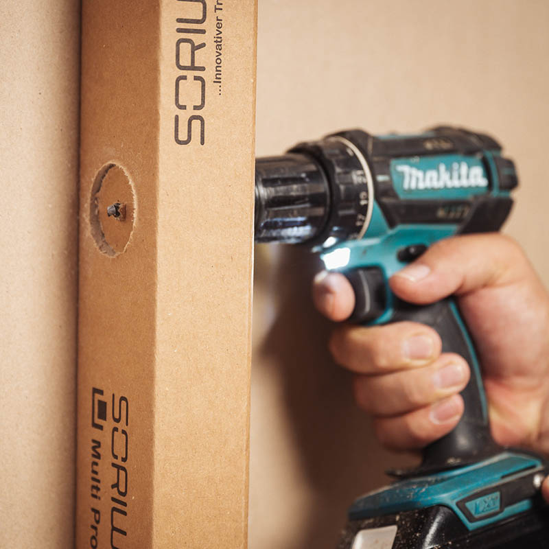 Das SORIWA Multi Trockenbauprofil im Einsatz auf einer Baustelle