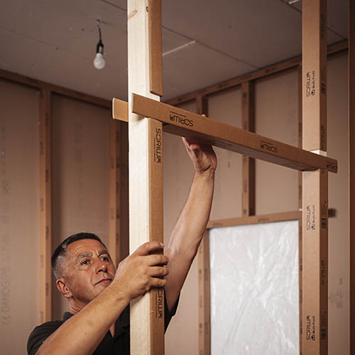 Der SORIWA Kern, das SORIWA Multi Profil un der SORIWA Türsturz im Einsatz